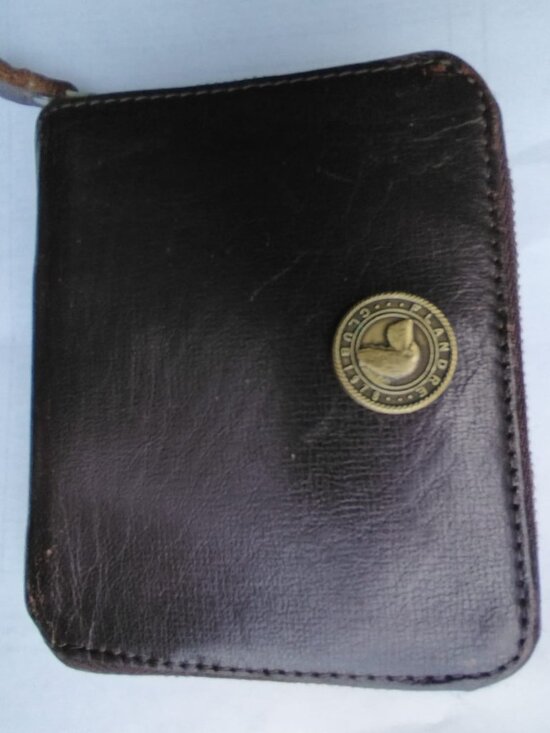Flandre Club 1978 Handbags - Vintage Flandre Club 1978 Brown Leather Zip Around Bifold Wallet w/ Coin Pocket